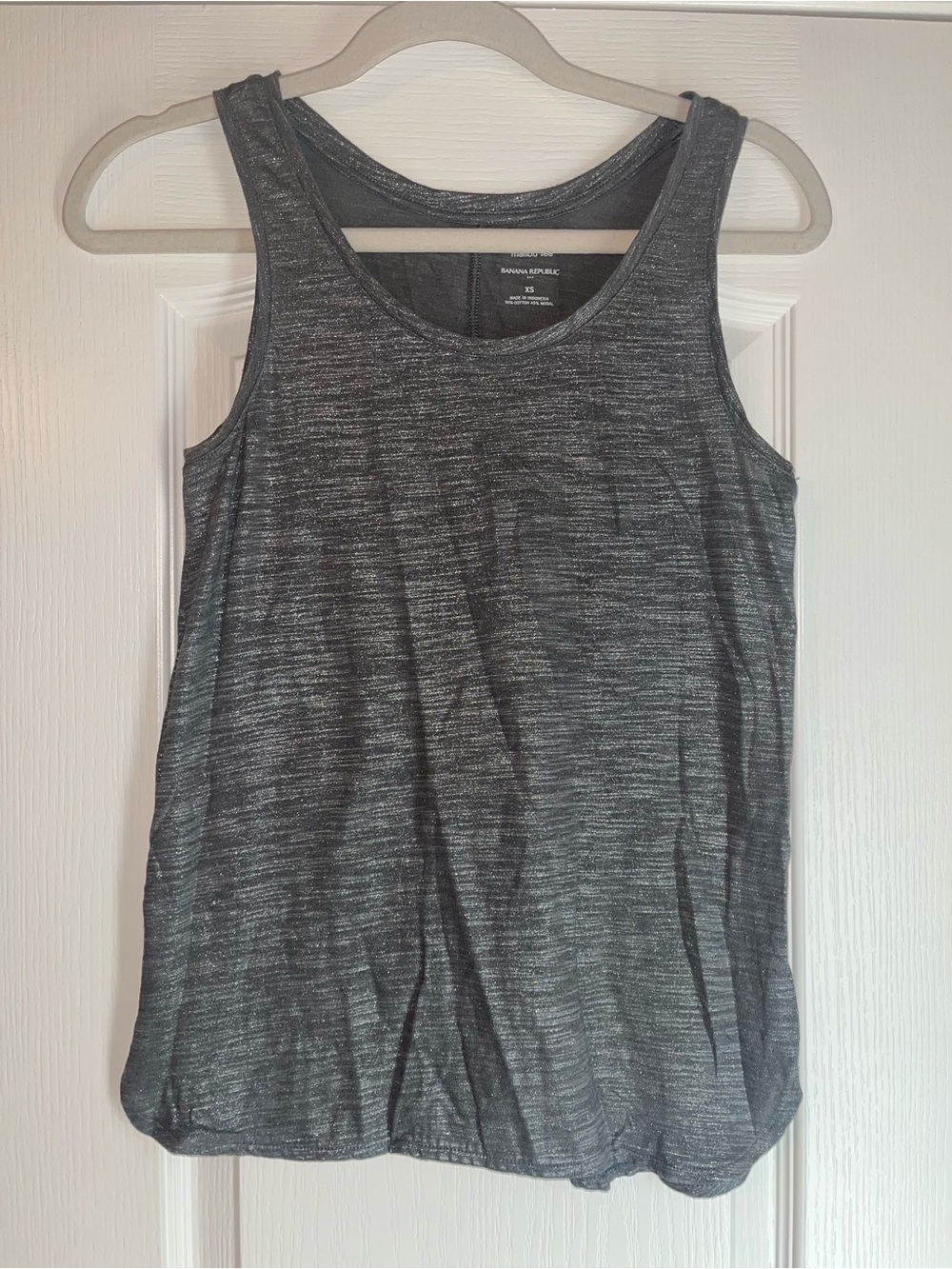 Banana Republic Heathered Gray Tank Top